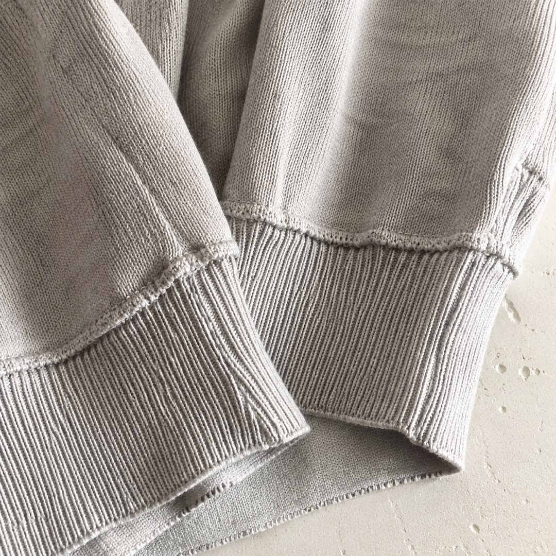 Marlow open-front knitted wrap — Knitted Cardigans by MOUDEST. close detail of the fabric and finish.