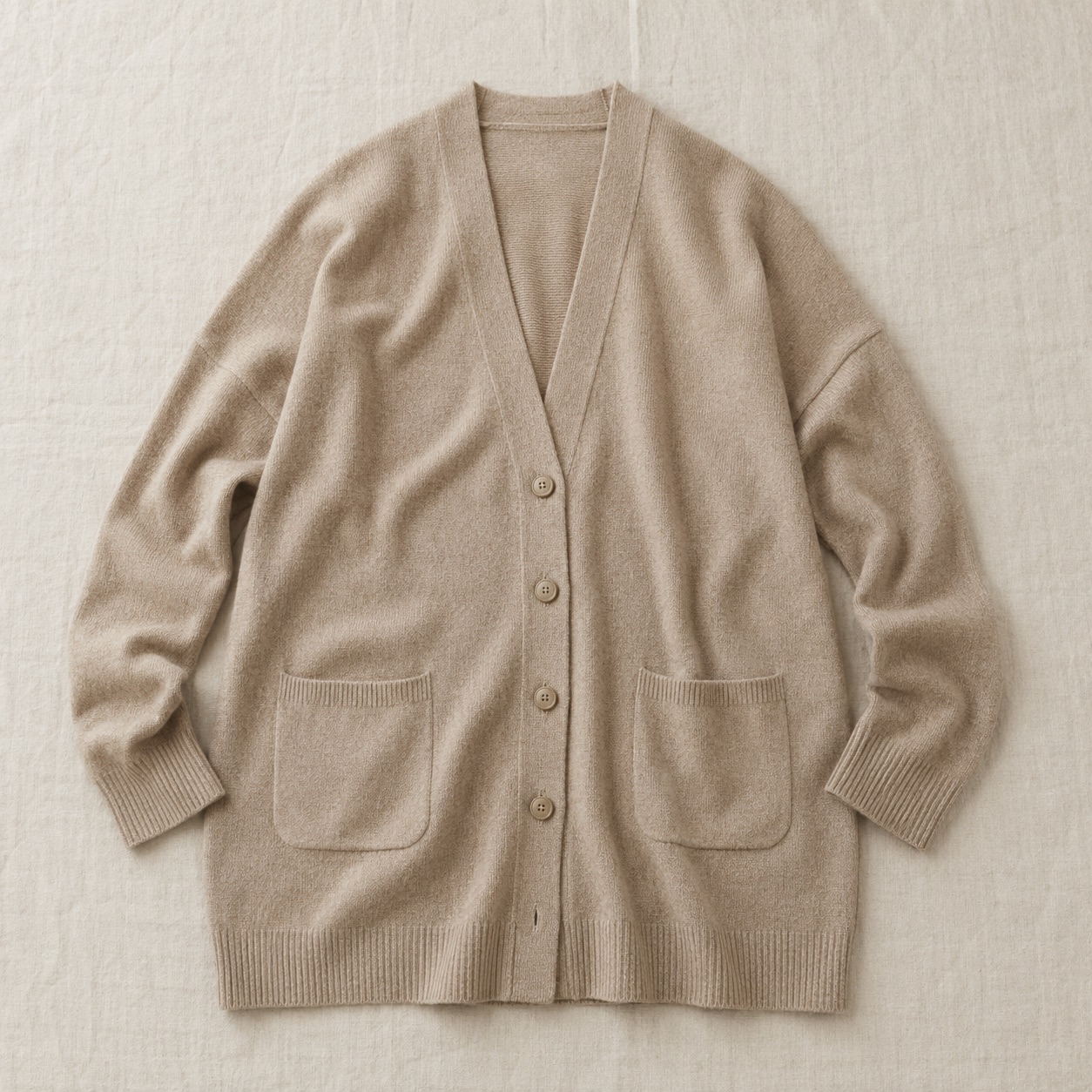Larkspur open-front knitted wrap — Knitted Cardigans by MOUDEST. product photograph on a white background.