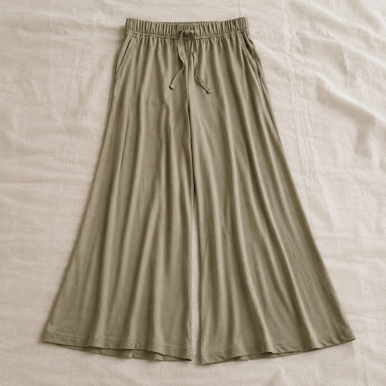 Marlow wide-leg lounge trouser — Lounge Trousers by MOUDEST. product photograph on a white background.