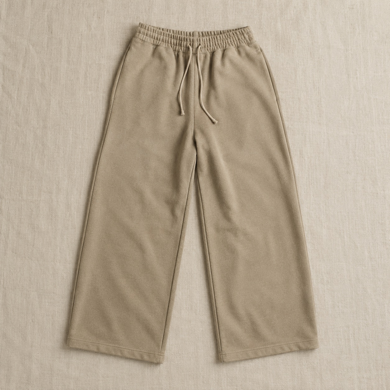 Hazelmere drawstring palazzo trouser — Lounge Trousers by MOUDEST. product photograph on a white background.