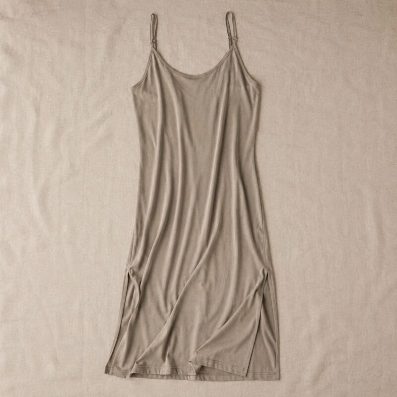 Dunmere short-sleeve cotton night dress — Night Dresses by MOUDEST. product photograph on a white background.