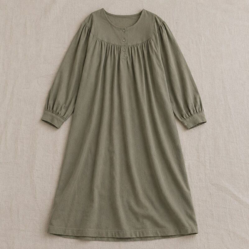 Barleigh strappy jersey night dress — Night Dresses by MOUDEST. product photograph on a white background.