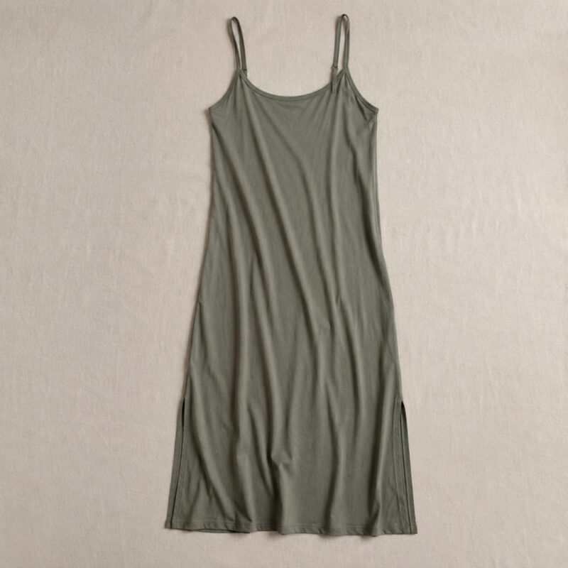 Hazelmere strappy jersey night dress — Night Dresses by MOUDEST. product photograph on a white background.