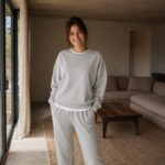 Hazelmere crew sweatshirt — Sweat Sets by MOUDEST. worn by a model.
