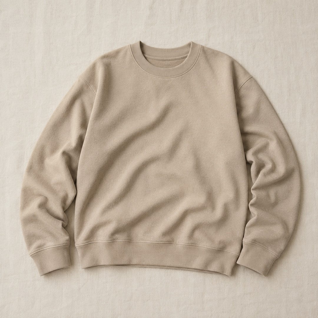Wrenfield crew sweatshirt — Sweat Sets by MOUDEST. product photograph on a white background.